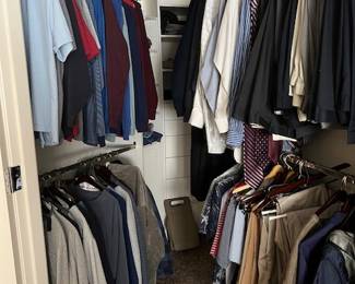 Men's closet