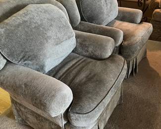 Two Bau Club Arm Chairs (American Manufactured/Down)..so comfortable