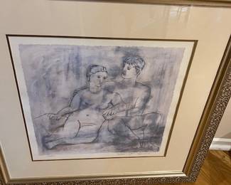 Limited edition Lithograph (119/500) "The Friends" by Picasso