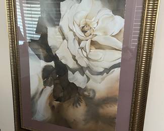 "Flowers" (Giclee/Japanese paper) original signed Bourne