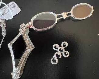 80% silver Lorgnette