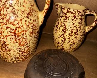 Griswold Cast Iron
Robinson Ransbottom Red Roseville Pitcher