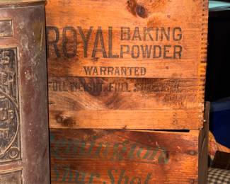 Remington Shur Shot Crate
Royal Baking Powder Crate