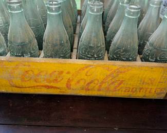 Vintage Coke Bottles
Yellow Coke Crate