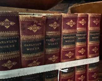 Antique Leather Bound Carlyle’s Works