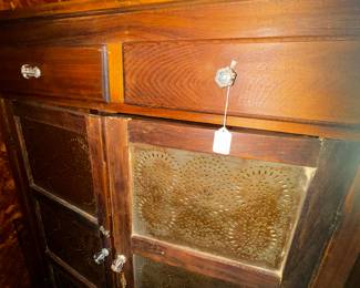 Antique Oak Pie Safe