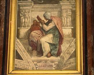 Vintage Michelangelo Sistine Chapel
