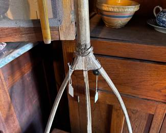 Antique Wooden Hay Fork