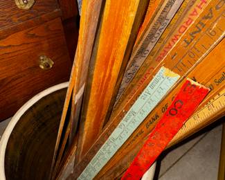 Vintage Wooden Rulers/Measuring Sticks
