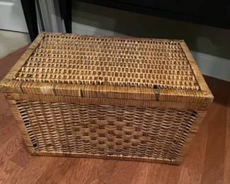 Large Wicker Trunk