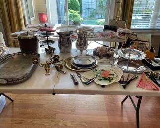 Silver Plate, Vintage Fans