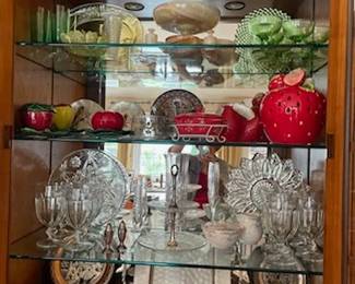 Glassware, Silver Plate, miscellaneous