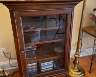Media Cabinet w/DVD Player, DVDs