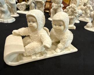 snow babies sledding
