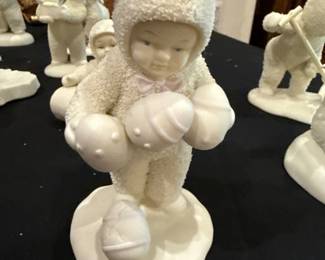 snowbaby with Easter eggs