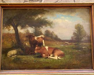Circa 1900 original oil painting