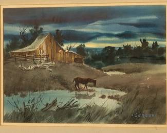 Original watercolor painting
