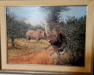 Original acrylic painting by noted wildlife painter Carol Lacey