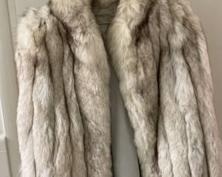 Sakowitz fox fur coat