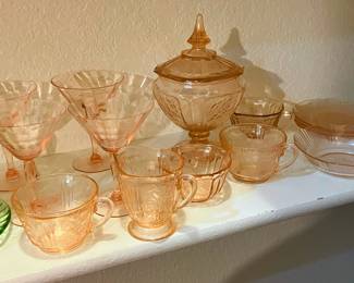 Pink Depression Glass