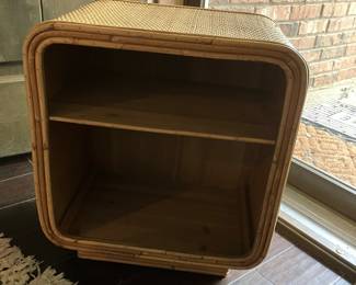Wicker End Table