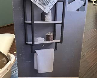 Never opened Bathroom Shelf