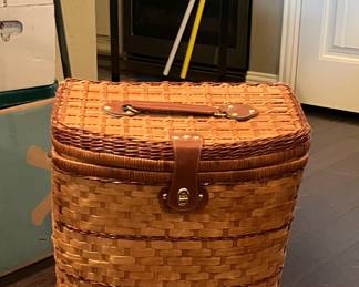 Rolling Picnic Basket