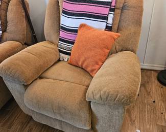 Cat napper brand swivel glider recliner chairs $100 each , there are 2