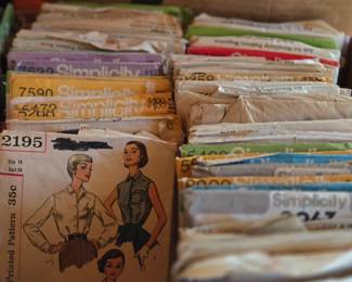 Vintage sewing patterns