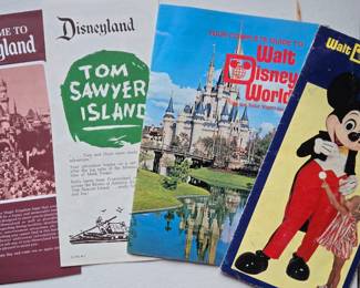 Vintage Disneyland brochures