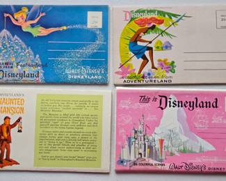 Disneyland postcards booklets