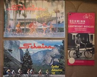 1970s Schwinn bicycle tour books
