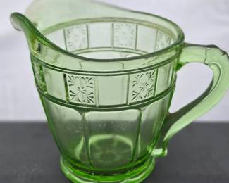 Uranium glass creamer