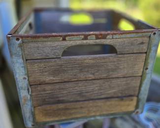 Vintage wooden crate