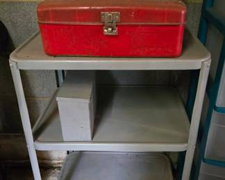 Metal utility cart