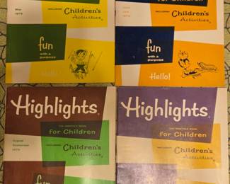 1973 Highlights magazines