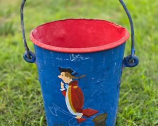 Hand painted bucket