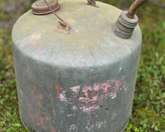 Vintage gas can
