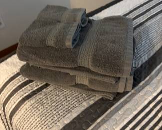 Several towels sheets etc
