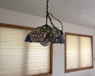Tiffany style hanging light $75