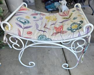 Iron bench