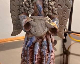 Ceramic angel, made in Venezuela