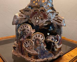 Blue Sky Claywork Nativity