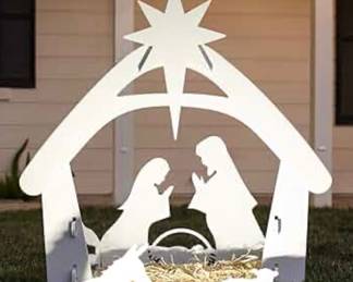 Lawn nativity set