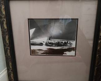 3 Nautical pictures, circa 1868-1929, artist Edwin Levine