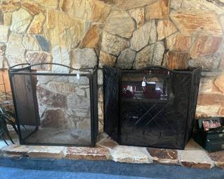 Fireplace screens