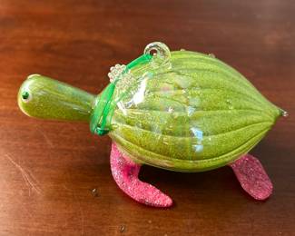 Hand blown ornament