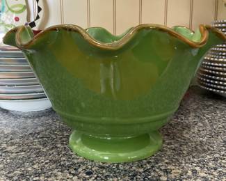 Crate & Barrel footed bowl