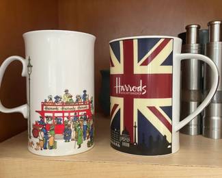Harrods Vintage Mugs