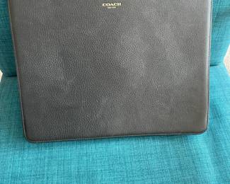 Coach Leather Portfolio